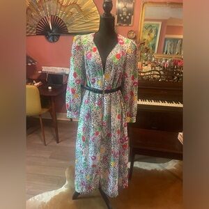 Vintage 70s Vintage David Brown Saks Fifth Avenue Mumu maxi dress
